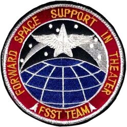 76th Space Operations Squadron Forward Space Support Team
Sewn to leather.
