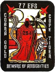 77th Expeditionary Fighter Squadron Exercise COBRA GOLD / COPE TIGER 2025-1
COBRA GOLD / COPE TIGER 2025-1 was held in April 25 at Korat AB, Thailand.
