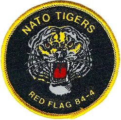 79th Tactical Fighter Squadron Exercise RED FLAG 1984-4
Silkscreened patch.
