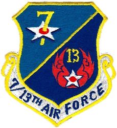 7th Air Force and 13th Air Force 
Japan made.
