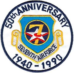 7th Air Force 50th Anniversary
Korean made.
