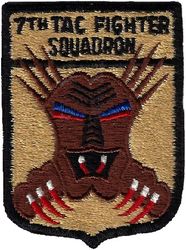 7th Tactical Fighter Squadron
Smaller patch, lighter version.


