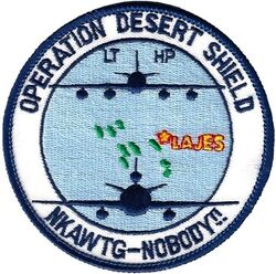 802d Air Refueling Wing (Provisional) Operation DESERT SHIELD 1990
First version. "Lajes" was later removed for perational security reasons on the next version.
