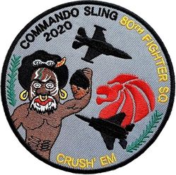 80th Fighter Squadron Exercise COMMANDO SLING 2020
Korean made.
