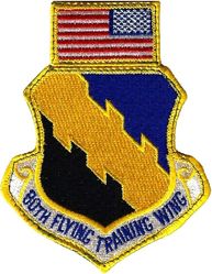 80th Flying Training Wing
With separate flag attached to one of piece Velcro.
