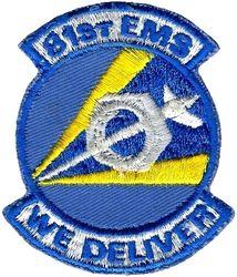 81st Equipment Maintenance Squadron
UK made.
