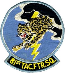 81st Tactical Fighter Squadron
Early 60s German made. 
