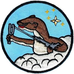 81st Tactical Fighter Squadron Hunter-Killer Team
Worn by F-4G crews. Note F-16 in slingshot. Korean made.
