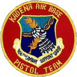 824th Combat Support Group Pistol Team
Okinawan made.
