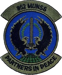 852d Munitions Support Squadron
German made.
Keywords: subdued