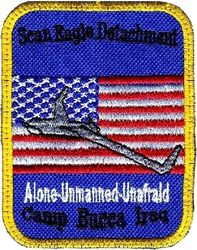 887th Expeditionary Security Forces Squadron Scan Eagle Detachment
Had a three-year partnership with the Army providing counterinsurgency, detainee operations and intelligence, surveillance and reconnaissance support. Managed Scan Eagle unmanned aircraft program. Iraqi made.
