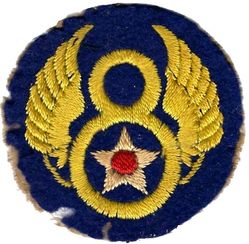8th Air Force
UK made on felt.
