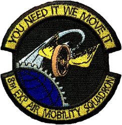 8th Expeditionary Air Mobility Squadron
The 8th Expeditionary Air Mobility Squadron is located as a tenant unit on Al Udeid Air Base, Qatar. The squadron is assigned to the 521st Air Mobility Operations Wing headquartered at Ramstein AB, Germany. 
