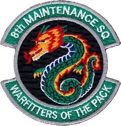 8th Maintenance Squadron
Korean made.
