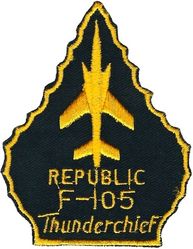 8th Tactical Fighter Squadron F-105
Lighter gold, German made.
