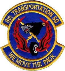 8th Transportation Squadron
Korean made.
