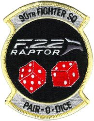 90th Fighter Squadron F-22 
