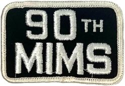 90th Missile Maintenance Squadron
Hat patch.
