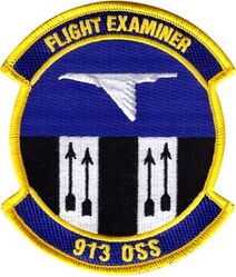 913th Operations Support Squadron Flight Examiner
