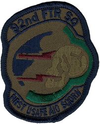 92d Tactical Fighter Squadron
Smaller, computer made subdued version from late 80s.
Keywords: subdued