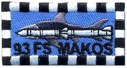 93d Fighter Squadron Exercise COMBAT ARCHER 2019 Pencil Pocket Tab
