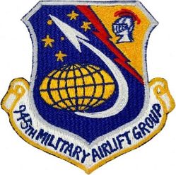 945th Military Airlift Group 
Japan made.
