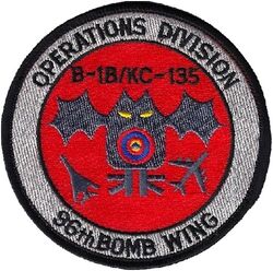 96th Bombardment Wing, Heavy B-1B / KC-135 Operations Division

