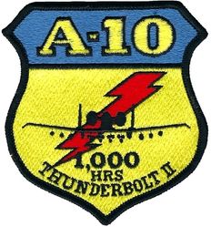 Fairchild Republic A-10 1000 Hours
Official company issue.
