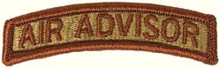Air Advisor Academy Tab
Awarded after completion of the Air Advisor Academy course.
Keywords: OCP