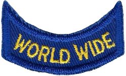 Air Defense Command World Wide Tab
Worn by ADC deployable air refueling qualified pilots.
