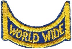 Air Defense Command World Wide Tab
Worn by ADC deployable air refueling qualified pilots.
