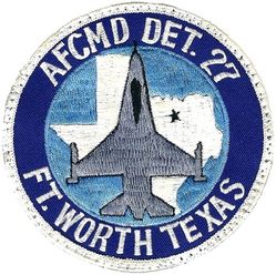 Air Force Contract Maintenance Division Detachment 27 F-16 Flight Test
F-16 flight test program with General Dynamics at Ft. Worth plant. Korean made.

