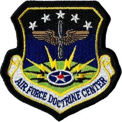 Air Force Doctrine Center
Sewn into leather.
