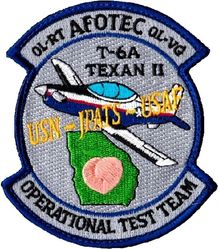 Air Force Operational Test and Evaluation Center T-6A Operational Test Team
OL-RT= Randolph AFB
OL-VG= Moody AFB
