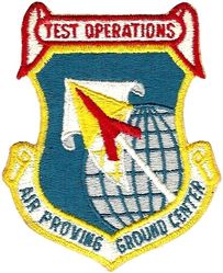 Air Proving Ground Center Test Operations
