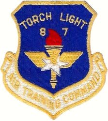 Air Training Command Torchlight Competition 1987
Torchlight was a 5-day flying and maintenance competition sponsored by HQ ATC and hosted by the 12th Flying Training Wing. The competition was intended to test various phases of instructor pilot proficiency and maintenance capability, and to recognize the best aircrews and maintenance teams in the command.
