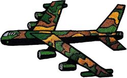B-52D Stratofortress
Back patch for party suit, SEA era. Thai made.
