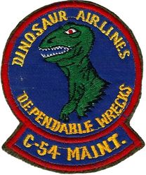 6314th Consolidated Aircraft Maintenance Squadron C-54
 Korean made.
