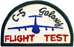 C-5 Galaxy Flight Test
Hat patch.
