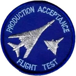 Air Force Contract Management Division Detachment 15 F-106 Chase B-1B Flight Test Program
As the B-1B Lancer Supersonic bombers began coming off the assembly line at the Rockwell International Plant 42 in Palmdale CA, the detachment 15 of the Contract Management Division of the AF Systems Command stood up to support the acceptance test flight program. Eight F-106s were assigned between 10 Oct 1986 and 06 July 1990, half were stationed in Palmdale and the other at Kirkland AFB NM.  Chase flights were also flown out of Tinker AFB OK, the B-1B depot. 
