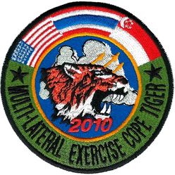 COPE TIGER 2010
Cope Tiger is the largest joint/combined air combat exercise conduct in Thailand. Cope Tiger gives aircrews an opportunity to hone all the skills they would need for air combat operations. Thai, Singaporean, and US forces participate.
