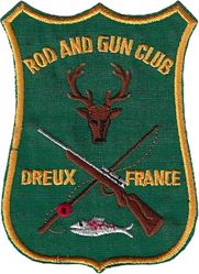 Dreux Air Base, France Rod and Gun Club
German made.
