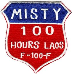 416th Tactical Fighter Squadron Detachment 1 F-100F 100 Hours Laos MISTY 
F-100F FACs were used over the most heavily-defended spots under the code name COMMANDO SABRE. In June 1967 Detachment 1, 416th Tactical Fighter Squadron, began operations. The all-volunteer aircrews of this unit quickly became known by their radio call sign Misty. Japan made.
