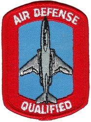 Tactical Air Command F-101 Air Defense Qualified 
These aircraft specific qualification patches replaced the ADC ones when ADC was absorbed by TAC in 1979. Part of Air Defense, Tactical Air Command (ADTAC), which was active 79-85. Worn into the 1980s then discontinued.

