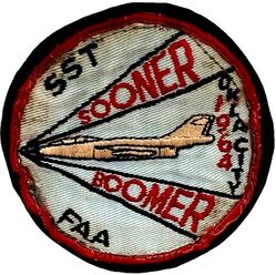 McDonnell F-101 Sooner Boomer 1964
Sewn to leather.
