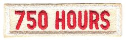 Convair F-102 Delta Dagger 750 Hours Tab
Worn under unit F-102 triangle patch.

