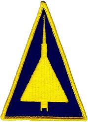 Convair F-102 Delta Dagger
Yellow on navy blue.
