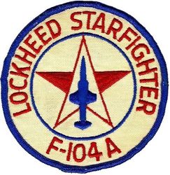 Lockheed F-104A Starfighter
Official company issue.
