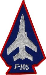 F-105 Thunderchief
Unit unknown, possibly 121 TFS as they had lots of patches done at the same place during the F-105 era. Taiwan made.
