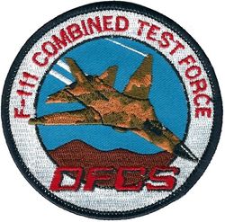 General Dynamics F-111 Combined Test Force Digital Flight Control System 
Official company patch.
